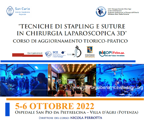 Immagine dell’evento TECNICHE DI STAPLING E SUTURE IN CHIRURGIA LAPAROSCOPICA 3D