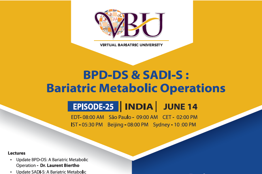 Immagine dell’evento BPD-DS & SADIS-S Bariatric Metabolic Operation
