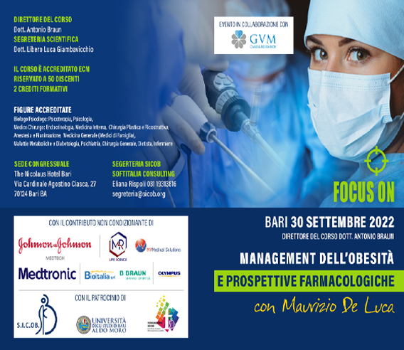 Immagine dell’evento Interventi a confronto in chirurgia bariatrica: restrittivi vs malassorbitivi 