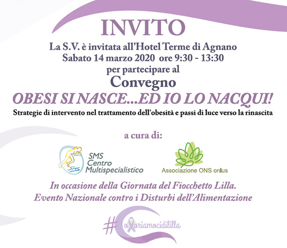 Immagine dell’evento Obesi si nasce...ed io lo nacqui!
