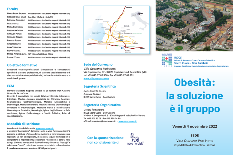 Immagine dell’evento Obesità: la soluzione è il gruppo