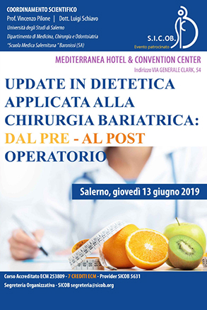 Immagine dell’evento UPDATE IN DIETETICA APPLICATA ALLA CHIRURGIA BARIATRICA: DAL PRE AL POST OPERATORIO