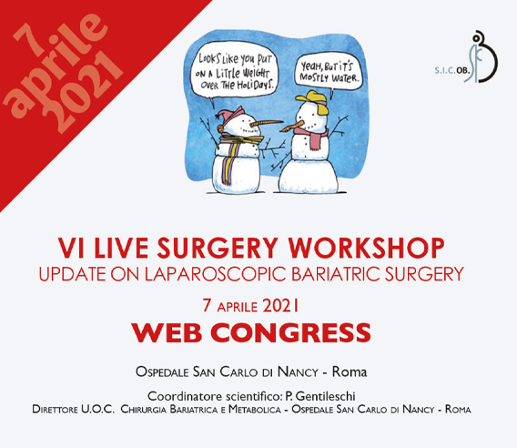 Immagine dell’evento VI LIVE SURGERY WORKS  - Update on Laparoscopic Bariatric Surgery