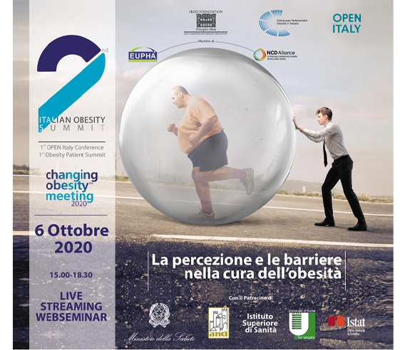 Immagine dell’evento Web Conference 3rd Italian Obesity Summit – 2nd OPEN Italy Conference, Changing Obesity 2021 Meeting